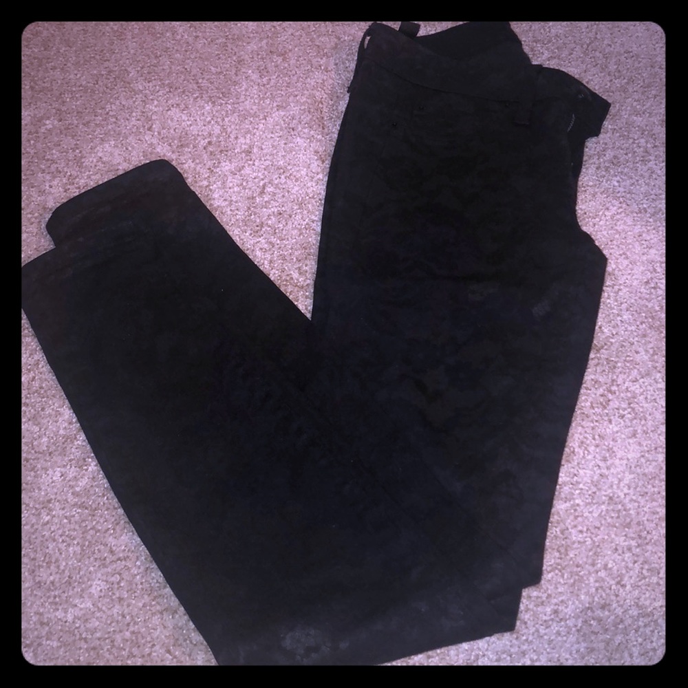 Black bebe stretchy jeans